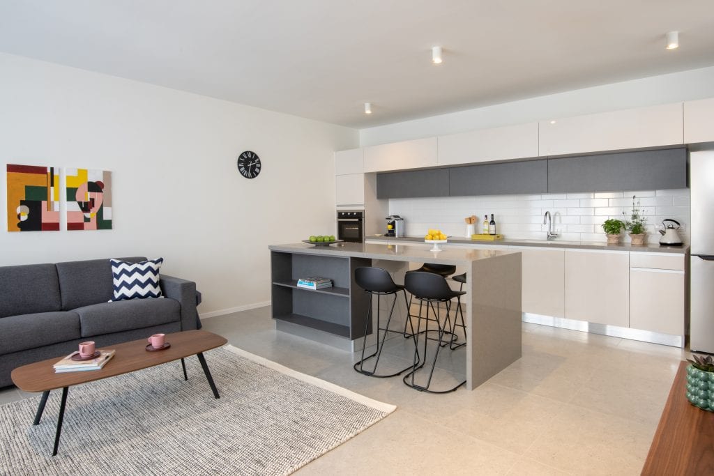 Three Bedroom Apartment With Balcony - Kitchen