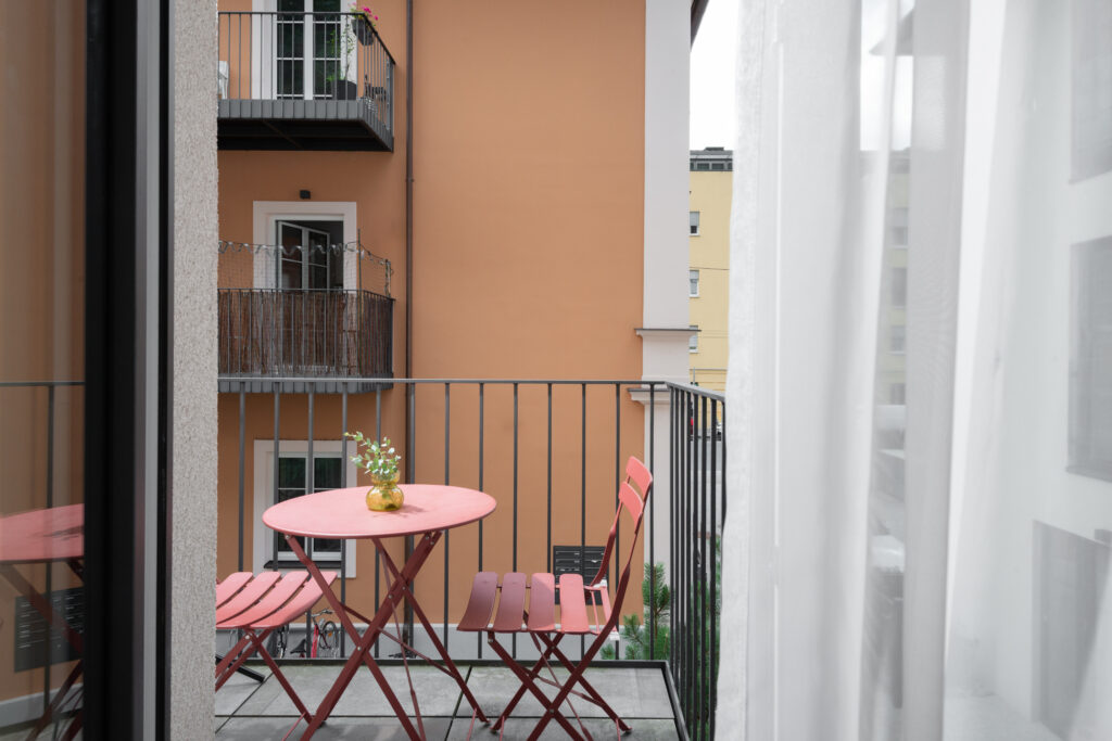 Balcony - Studio Apartment