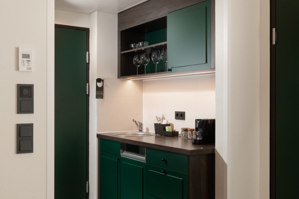Kitchen - Studio Apartment with Sofa bed