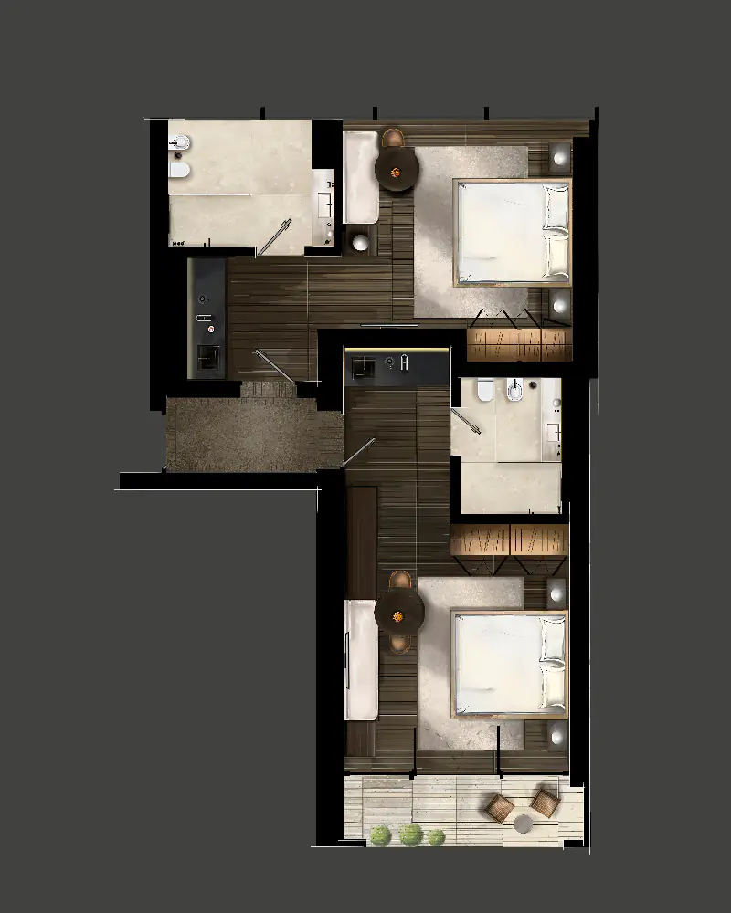 FAMILY APARTMENT layout